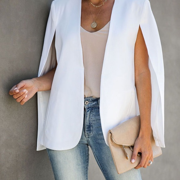 Vici Judge Of That Pocketed Cape Jacket - Picture 4 of 6